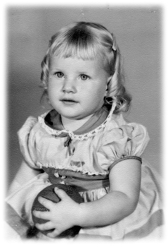 Carla Dionne - Site Author, age 3                   Click picture for current photo